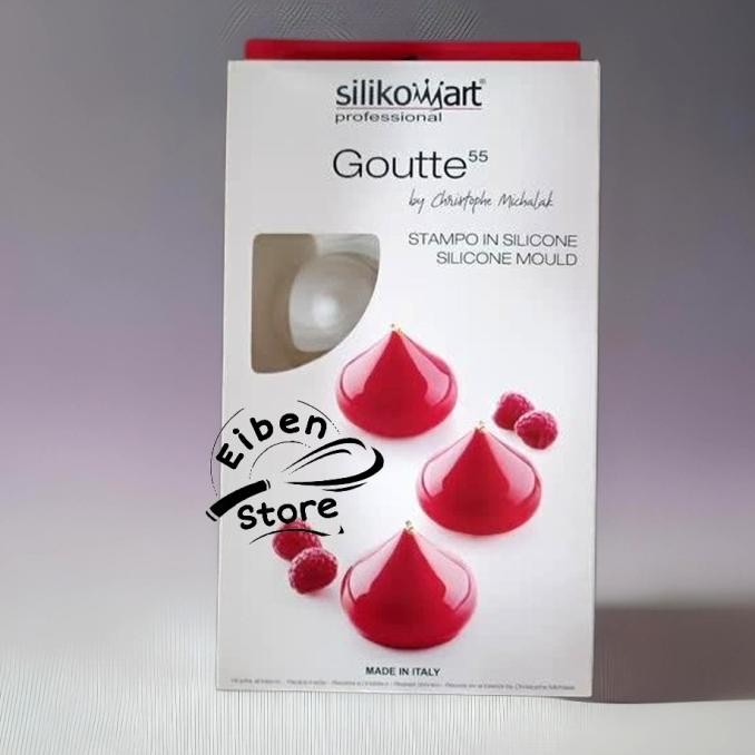 TERBARU Silikomart Silicone Mold Goutte 55 / Cetakan Silikomart