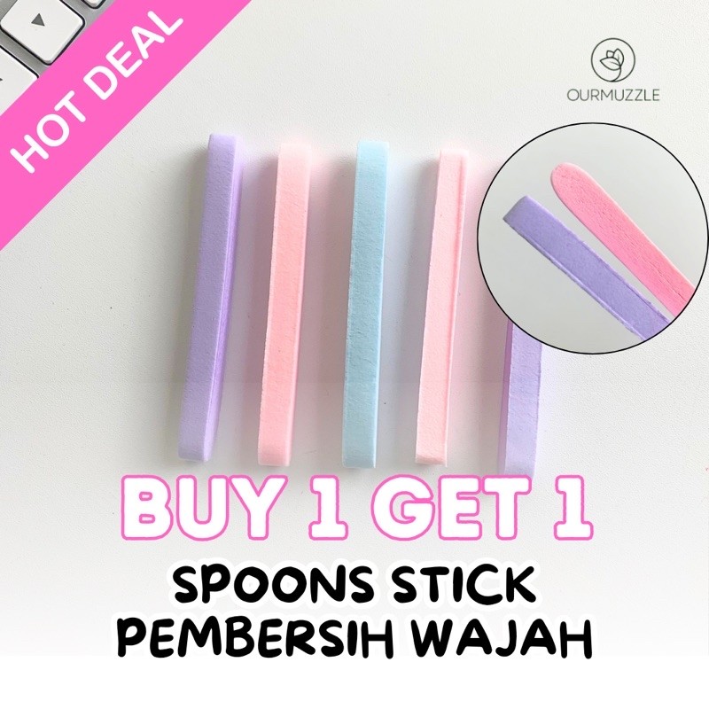 ExcIusive Sponge Stick Spons Kentang Spons Facial Spons Masker wajah
