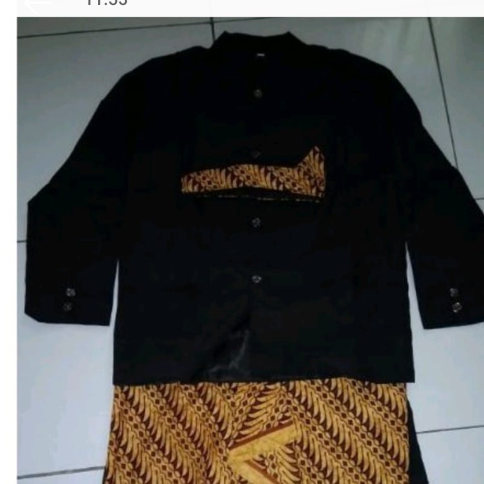 beskap sunda set kain pinggang+ ikat kepala