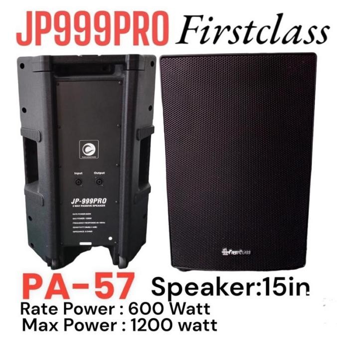 Promo Speaker Pasif Firstclass Jp 999Propa 57 15Inch | Passive Speaker Per Pcs Pa57