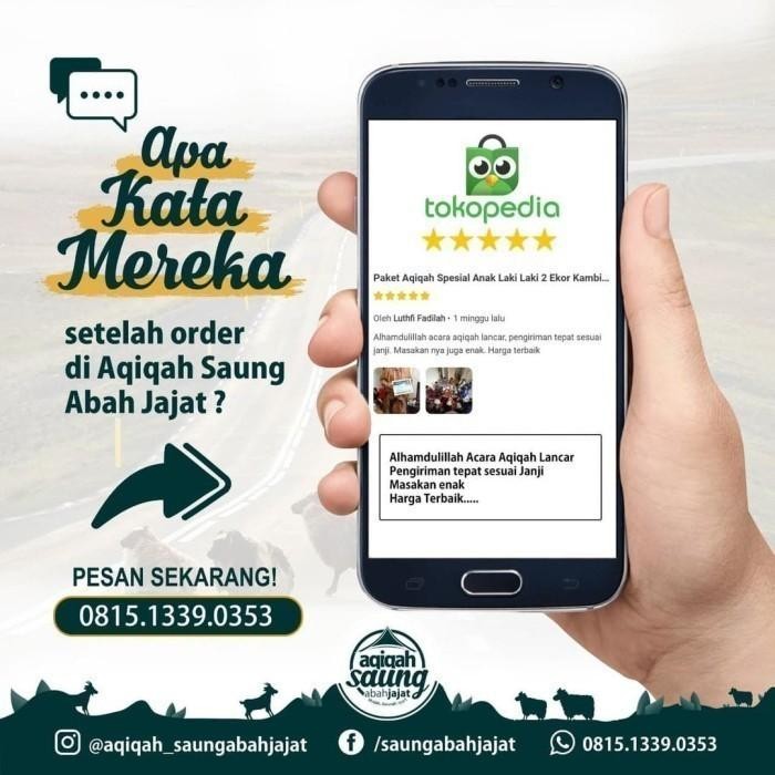 

Paket Aqiqah Spesial_Anak Laki Laki 2 Ekor Kambing 100 Box Termurah 100 % Original