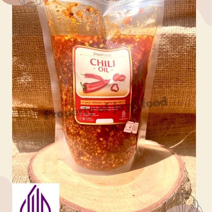 

Chili Oil Minyak Cabe Halal Utk Dimsum Baso Aci Ramen Mie Nasi Goreng Terlaris 100 % Original