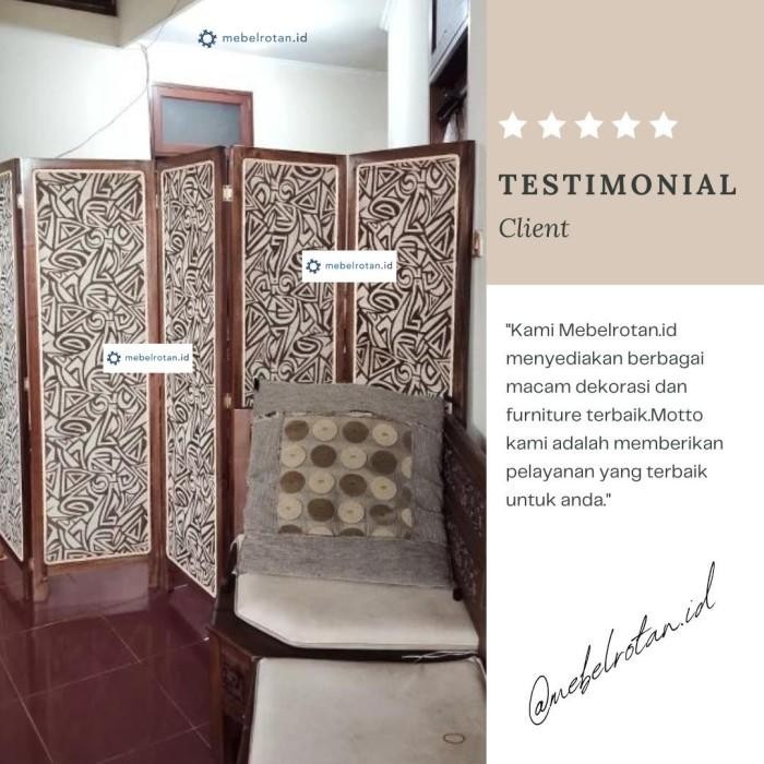 Penyekat Ruangan | Partisi Ruang | Sketsel Kayu Putih Minimalis Terlaris 100 % Original