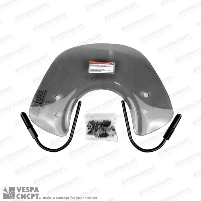 Flyscreen Windshield Luigy Smoke Vespa Gts Gtl 3v Iget Abs 150cc 300cc
