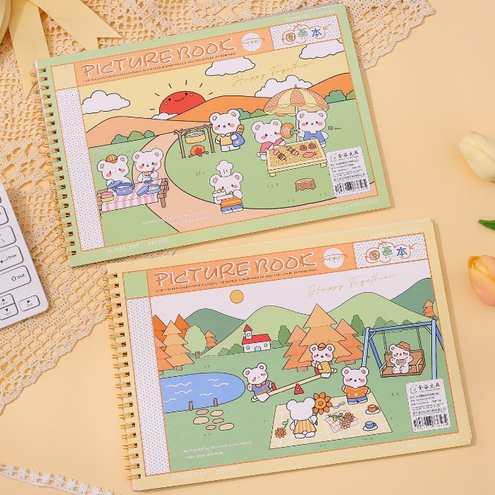 

Buku Gambar Anak A4 Buku Sketsa 30Lbr Sketch Drawing Book +Stiker 5070