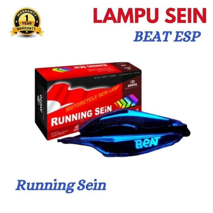 Lampu Sein  BEAT FI ESP Ayoto Running Sein Mode Light Welcome Running