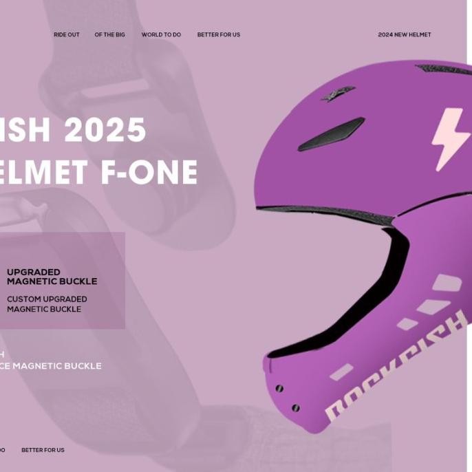 Termurah Helm Sepeda Anak Pushbike Rockfish F-One 2025