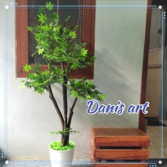 DISKON Pohon maple/ Bonsai pendek/ pohon palsu/ bonsai plastik