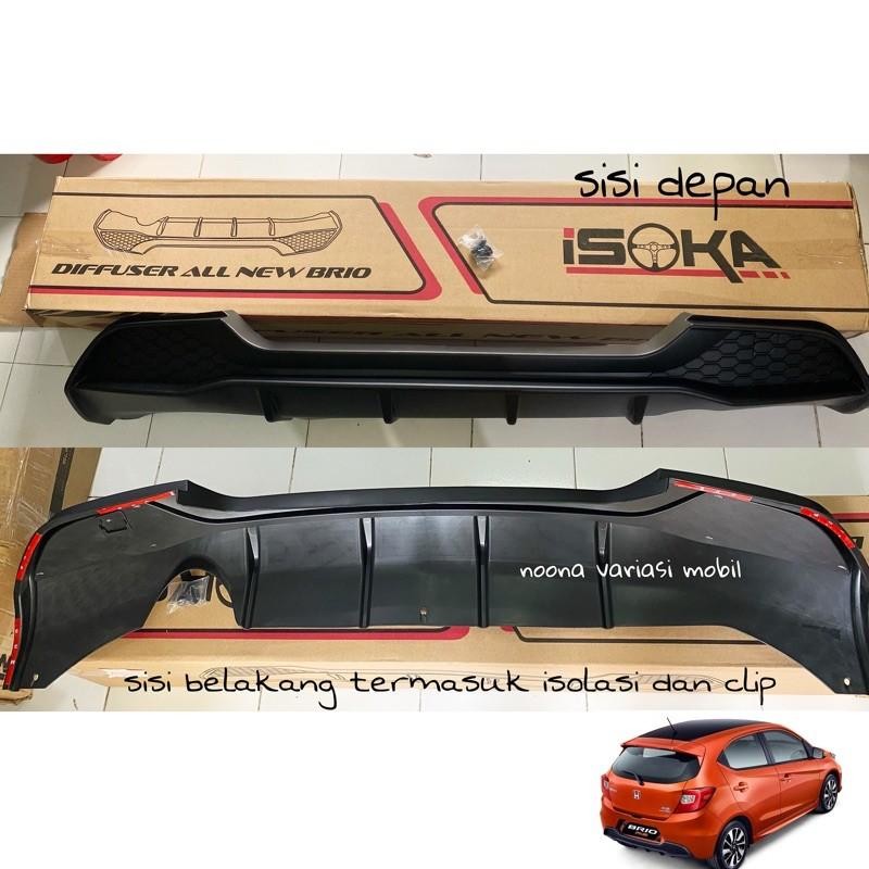 Diffuser Bumper Belakang All New Brio Model Oem Noona Variasi Mobil