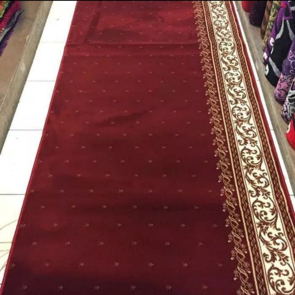 Karpet Masjid Grand Mosque Tebal 15mm Meteran / Karpet Sajadah / Karpet Mushola