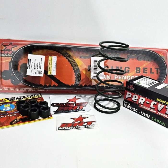 Paket Kirian 1 Vbelt Roller & Per Cvt Brt Vario 125 Vario 150 Pcx 150 Adv 150 New 100 % Original