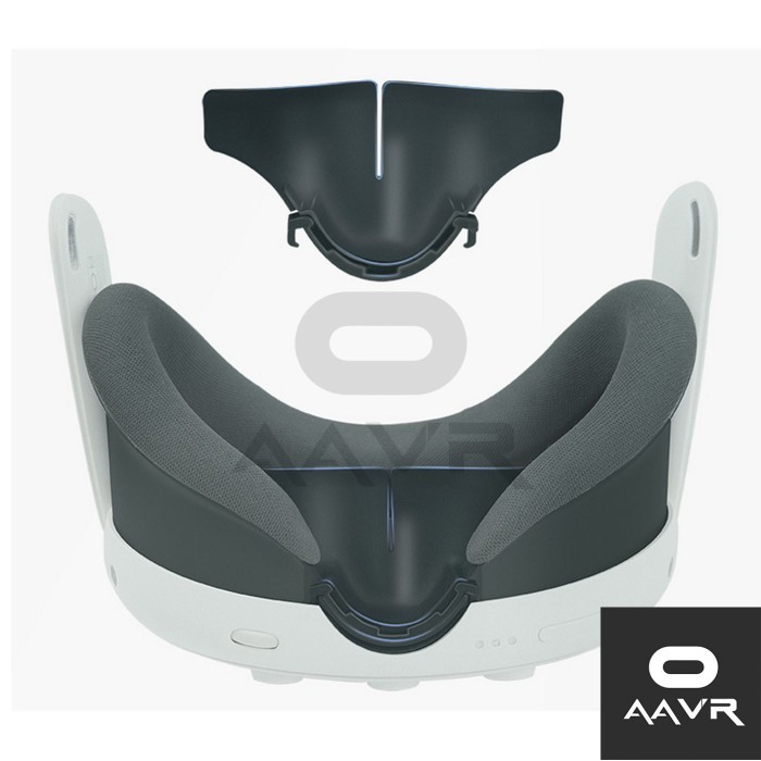 AAVR Upgraded Anti-Leakage Nose Pad/Cover untuk Oculus Quest 3
