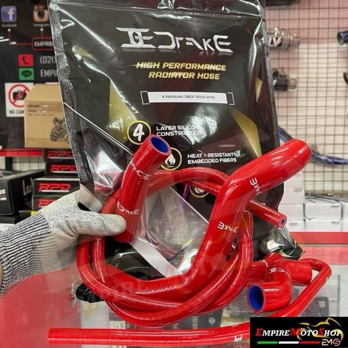Drake Selang Radiator Z800 Z 800 2013 - 2016 Hose Racing Termurah 100 % Original