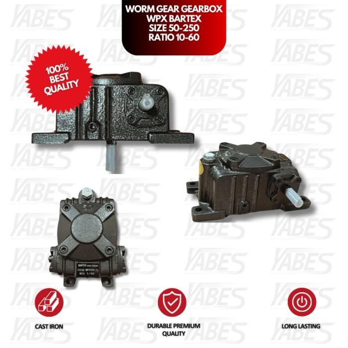 Bartex Gearbox Wpa Wps Wpx Wpo Size 135 155 175 200 250  Ratio 10-60 Worm Gear Speed Reducer Termura