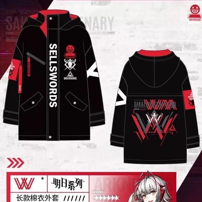 Promo Sarkaz Mercenary Arknight Jaket Cosplay Anime Games Jepang