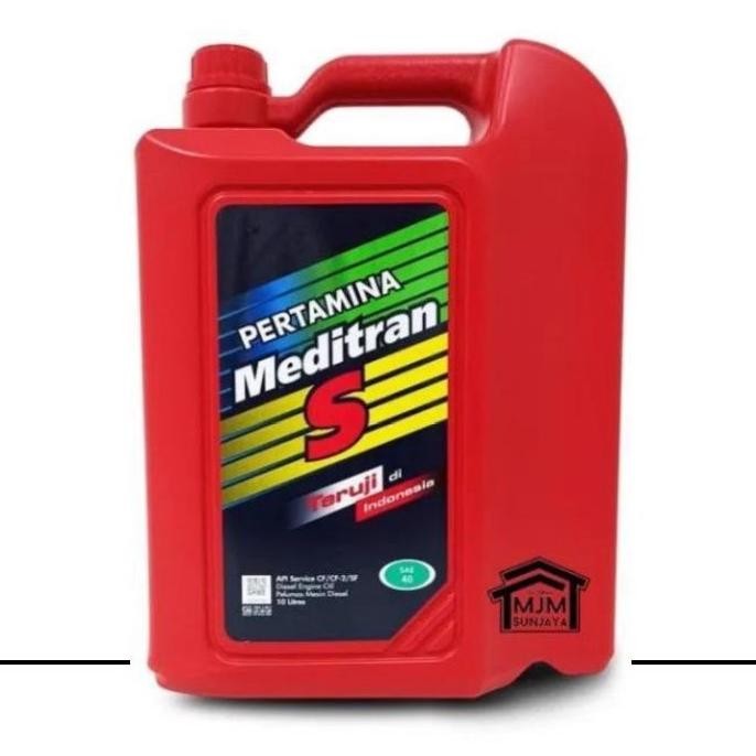 OLI MESIN DIESEL SOLAR PERTAMINA MEDITRAN  S SAE 40 KEMASAN GALON 10 L