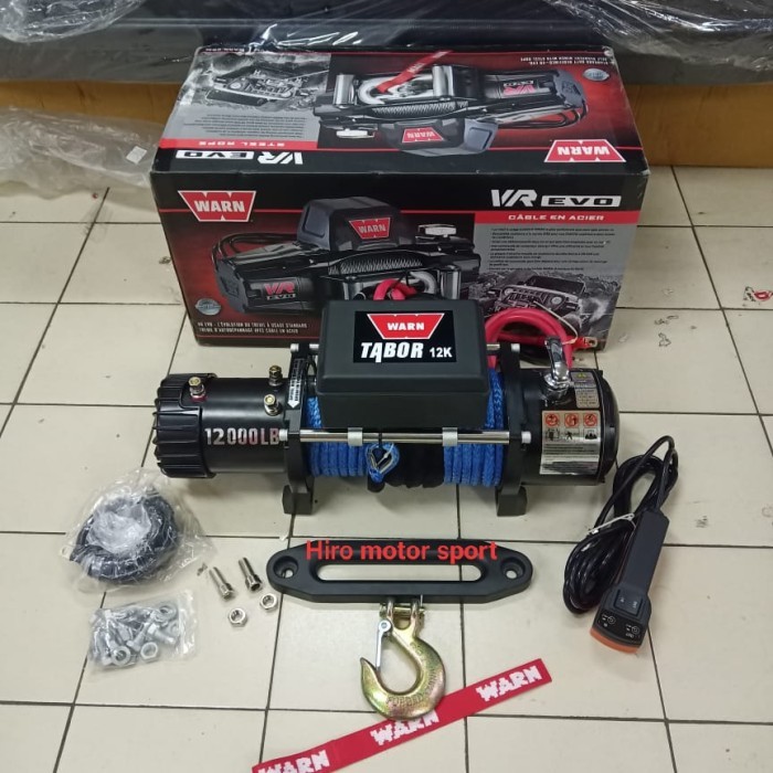 winch warn tabor 12 k plasma rope