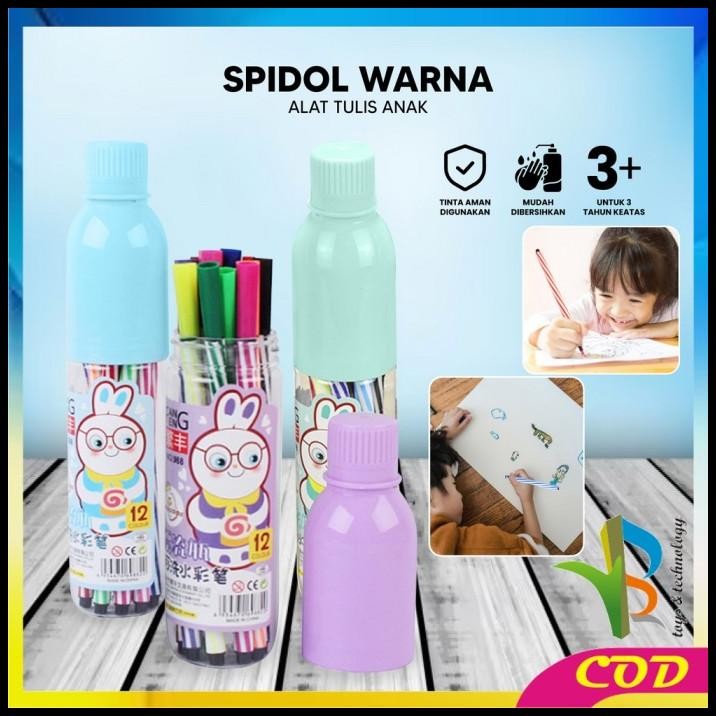 

RB-A63 Spidol Warna Warni Alat Lukis Marker Pen Spidol Warna Alat