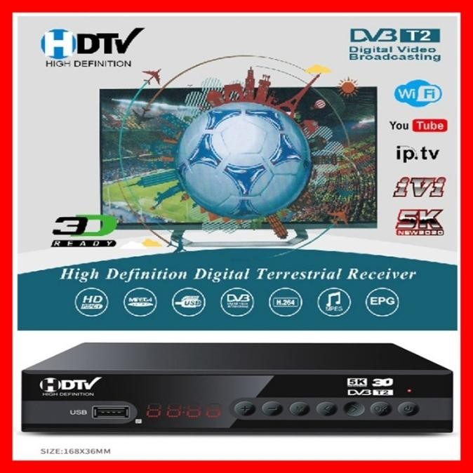 Dvbt2 Set Top Box Alat Menangkap Siaran Digital Terrestial Tv Original Dan Terpercaya