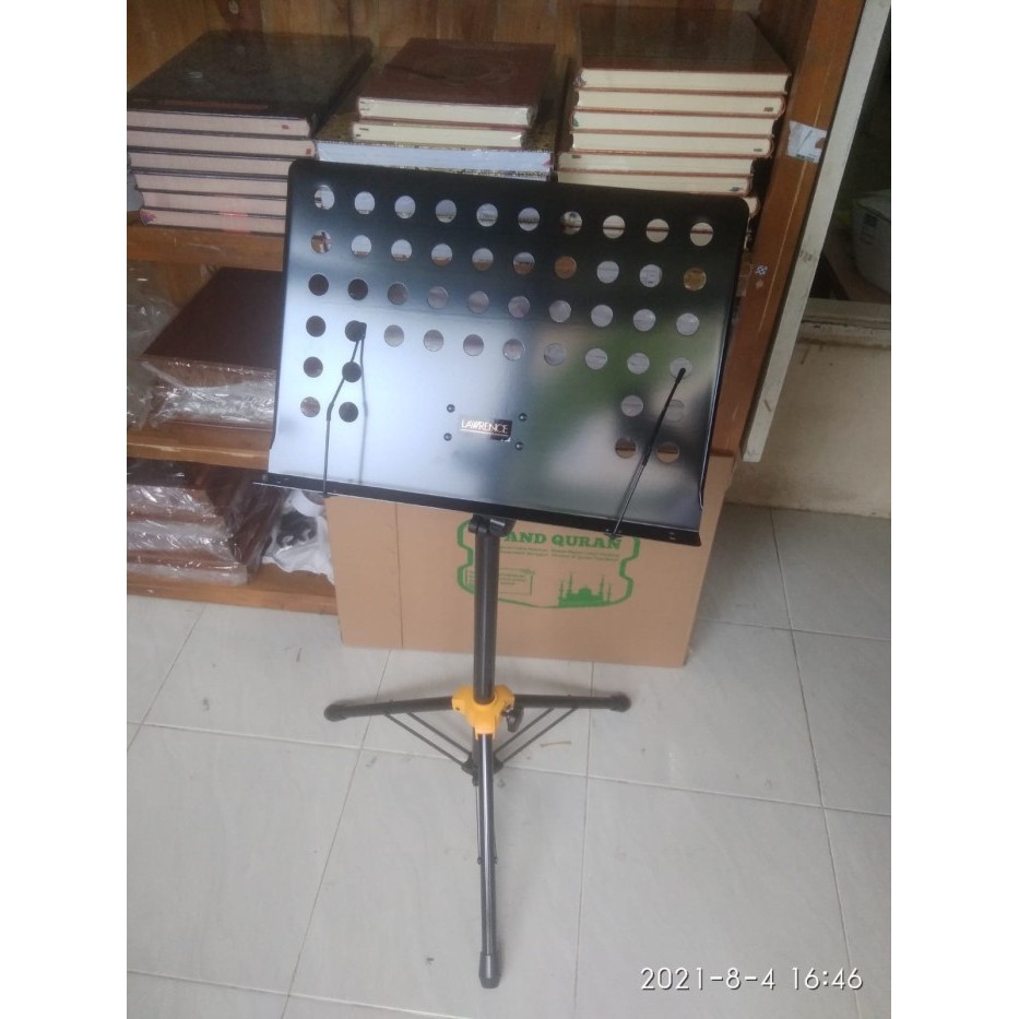 TERBARU Standing Quran BESAR Stand Tripod alas penyangga alquran lebih kokoh