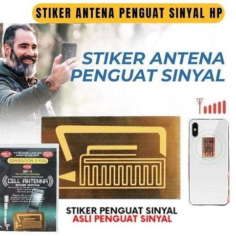 ((((()paling dicari] Stiker Antena Penguat Jaringan Booster Sinyal Smartphone Handphone SP1