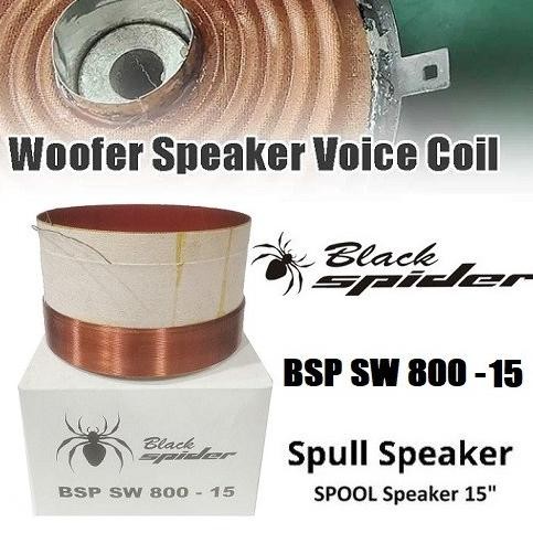 ><><><] Spool Voice Coil Spul Speaker 15 inch Black Spider Ori BSP SW 800 - 15
