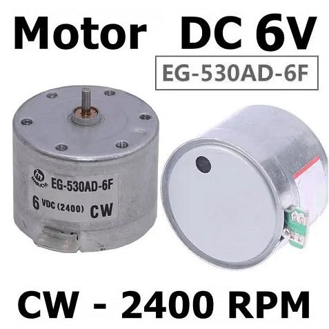 >>>>>] Dinamo Tape 6V CW EG-530AD-6F 2400RFM Motor Radio Recorder 2P 2 Kaki