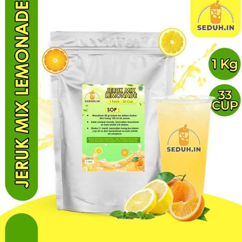 

JERUK MIX LEMONADE 1KG / Bubuk Px Minuman PUM