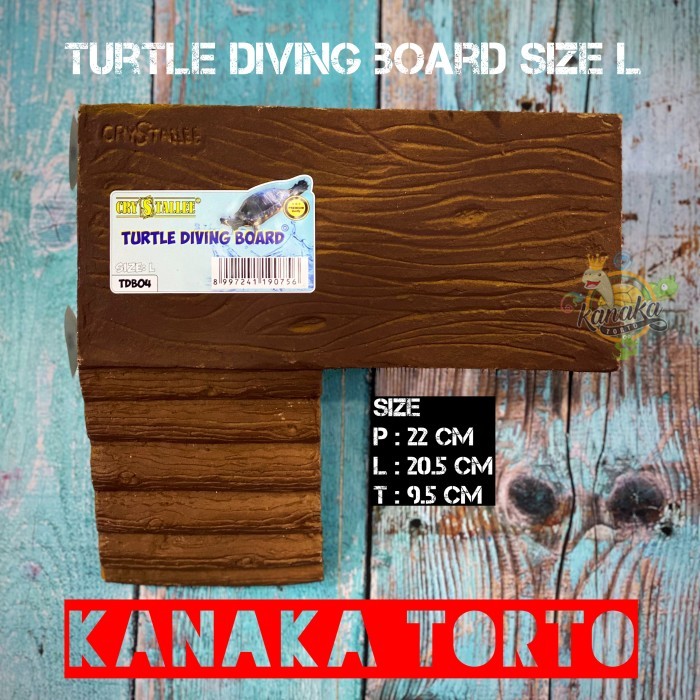 Turtle Diving Board / Tempat Jemur Kura Air / Basking Kura Air Size L