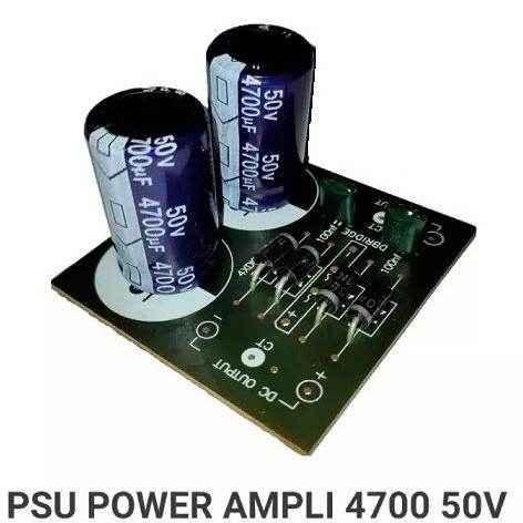 %%%%] Paket 2A ELCO 4700/50 + Dioda + PCB 4700uF/50V Power Supply Simetris