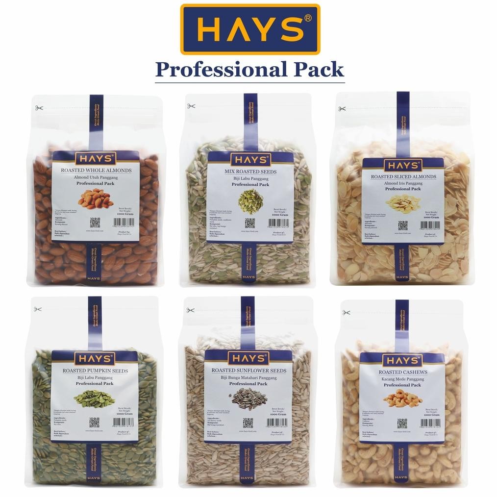 

Roasted Sunflower Seeds 500 Gram / Biji Bunga Matahari Panggang 500 Gram / Kuaci / Kwaci - HAYS