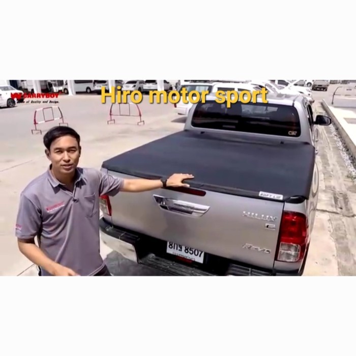 tutup bak soft lid hilux double cabin