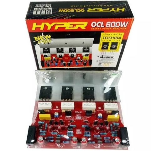 $$$$] Kit Power Amply. Stereo HYPER OCL 600Watt 2x300w TR Toshiba Asli