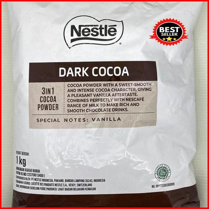 

Nestle Dark Cocoa 1 Kg Chocolate Drink - 3In1 Cocoa Powder Terbaru 100 % Original