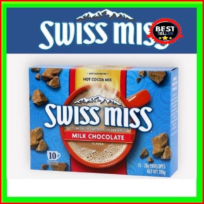 

Swiss Miss 3In1 Hot Cocoa Mix Rasa Milk Chocolate Terlaris 100 % Original