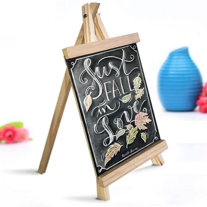 

Mini Standing Black Board / Sign Board / Papan Kapur Hitam / Papan Tulis Hitam Berdiri / Papan Petunjuk / Standing Board / Papan Tulis Mini / Papan Kapur Mini L21T