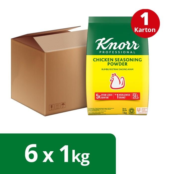 

Knorr Chicken Seasoning Powder Refill 1Kg 1 Karton Terbaru 100 % Original