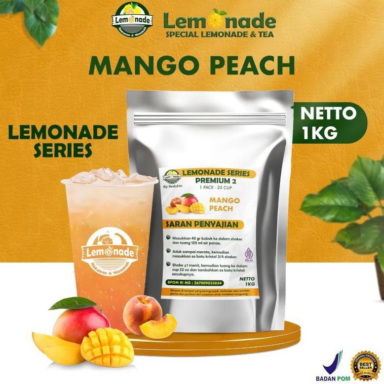 

BUBUK MINUMAN/ Mango Peach 1KG/pum 2