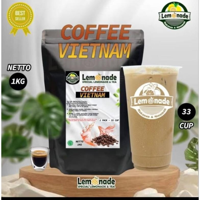 

Bubuk pure kopi Vietnam pum 200gr / best seller