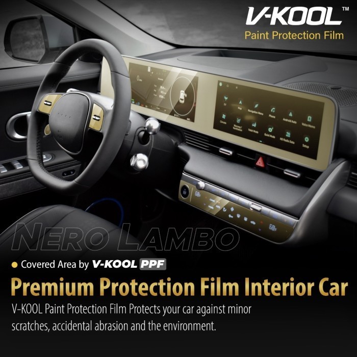 VKOOL PPF Interior IONIQ 5 ~Paket Lengkap + Doorcup Vkool
