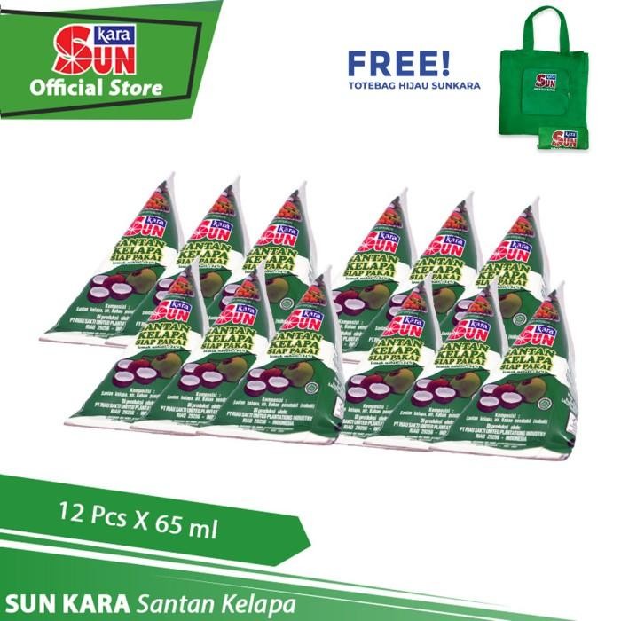 

Sun Kara Santan Kelapa 65 Ml - 12 Pcs Free Totebag Hijau Terbaru 100 % Original