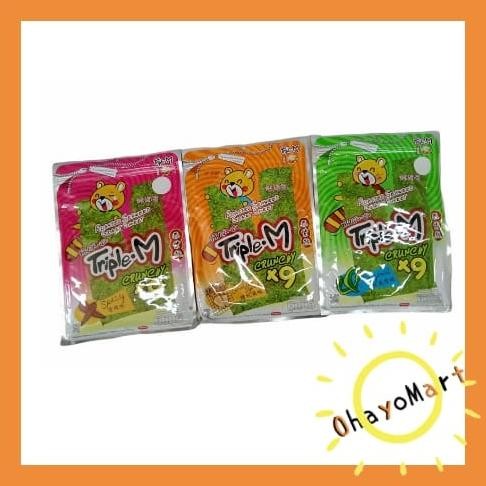 

Triple M roasted seaweed - snack seaweed / original/ grilled squid/ spicy 45g