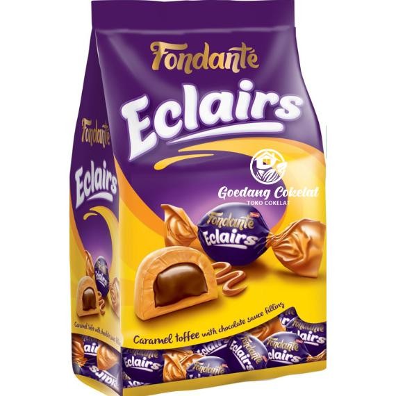 

Elvan Fondante Eclairs Caramel Toffee With Chocolate Sauce Filling 700g / 350g