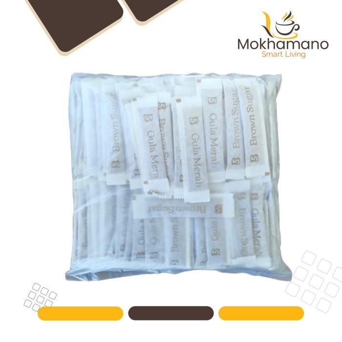 

Mokhastock Brown Sugar Stick Gula Merah Bubuk Stick Higienis 240Pcs Termurah 100 % Original