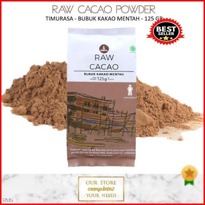 

Timurasa Raw Cacao Powder Coklat Bubuk Kakao Cokelat Cocoa Powder Terlaris 100 % Original