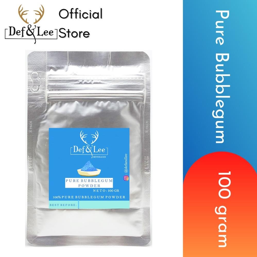 

Pure Bubblegum Flavour Powder 100 Gram (Bubuk Perasa Bubble Gum Murni)