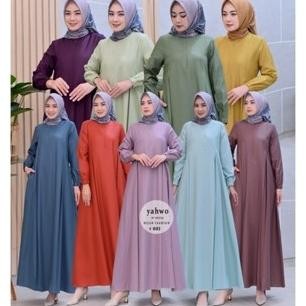 gamis wanita/gamis busuy & bumil/gamis yahwo original/gamis toyobo Terlaris