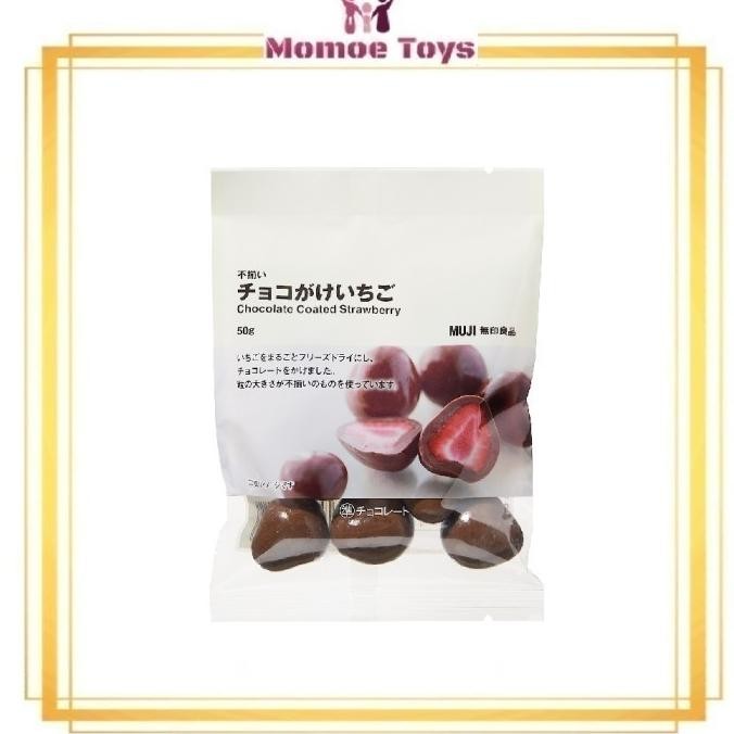 

Muji Chocolate Coated Strawberry - Stroberi Lapis Cokelat Ori Japan