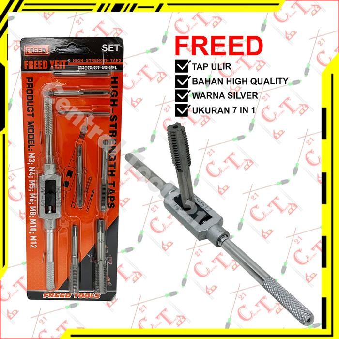 Alat Pembuka Baut Patah Slek Dol / Tap Drat 8 Pcs Freed