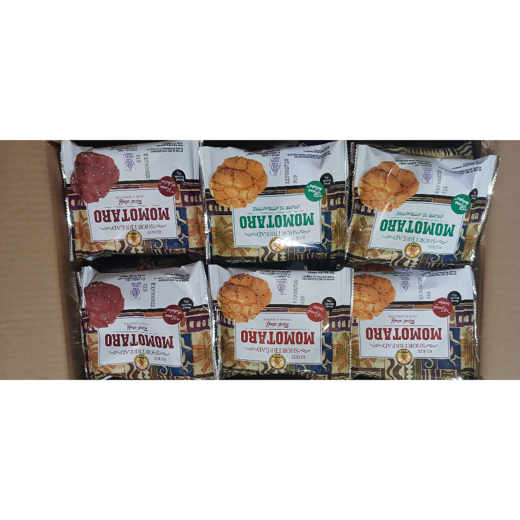 

MOMOTARO COOKIES 1 DUS ISI 60 PCS ADA 3 RASA BISA MIX